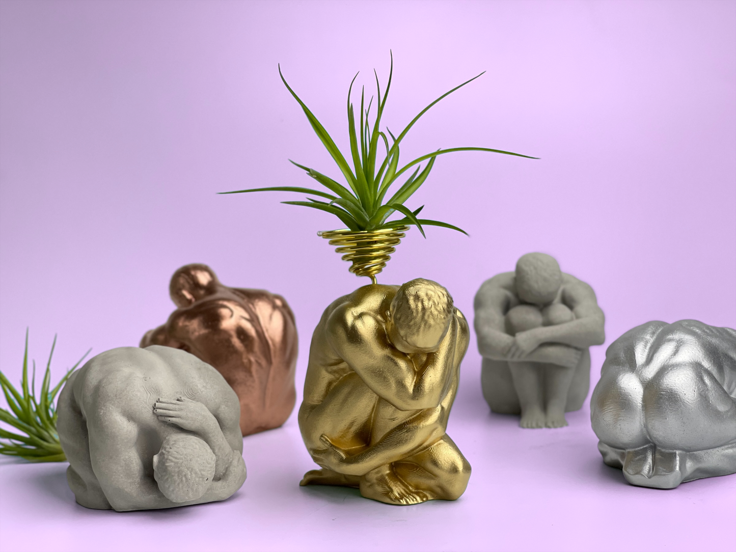 MALE BODY AIR PLANT HOLDER - Concordia Style Boutique