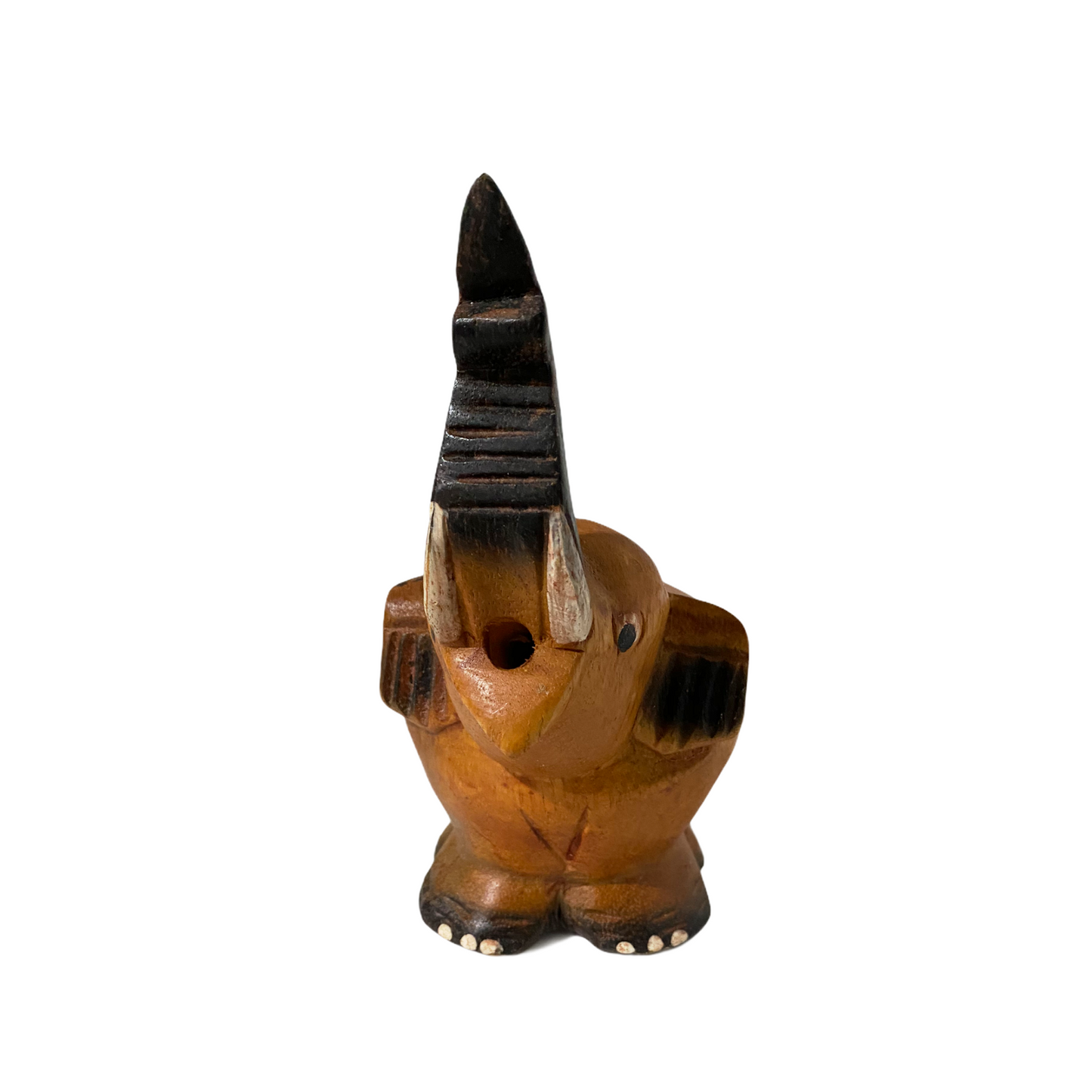 Oak Wooden Musical Whistle Elephant Instrument - Concordia Style Boutique