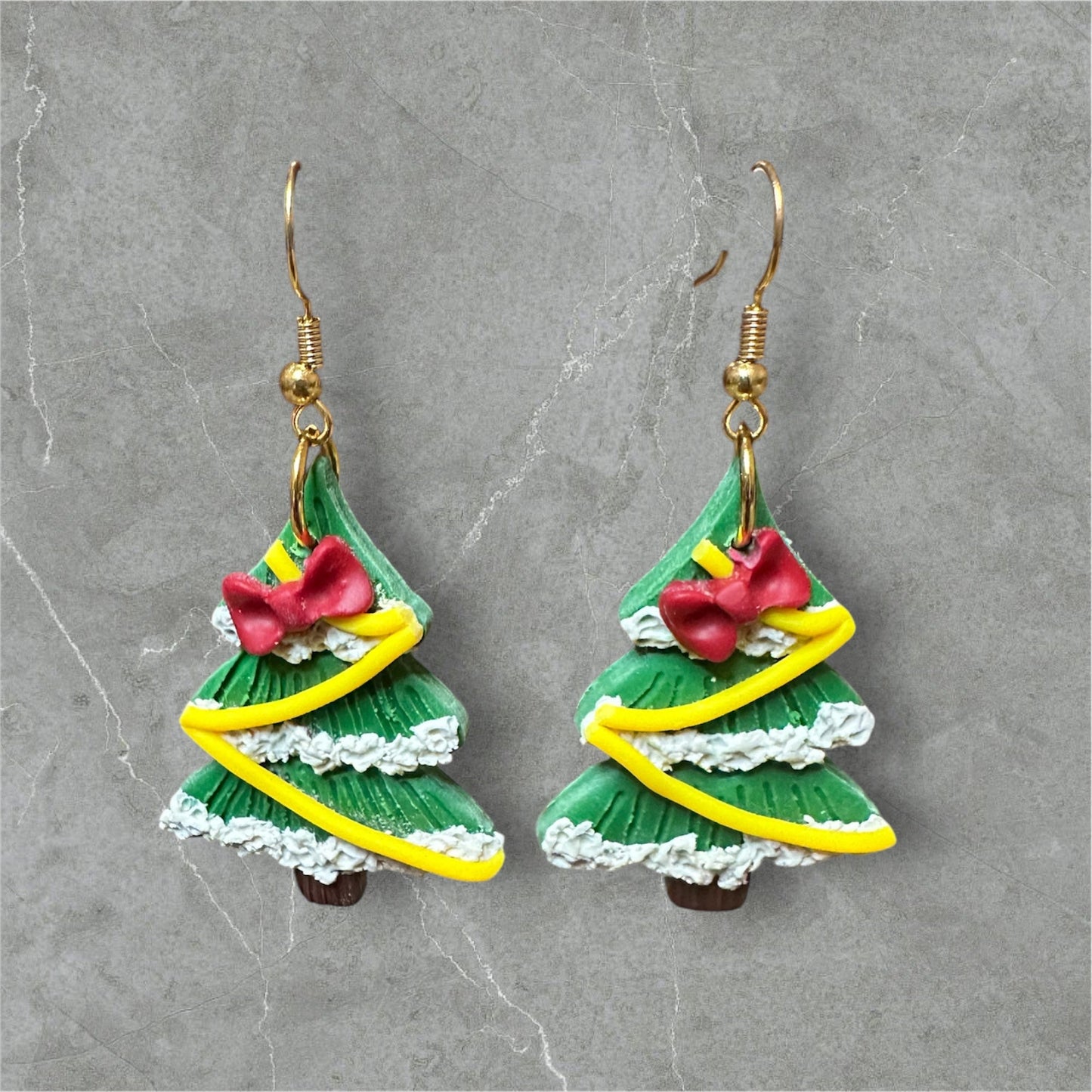 Christmas Trees - Polymer Clay Earrings