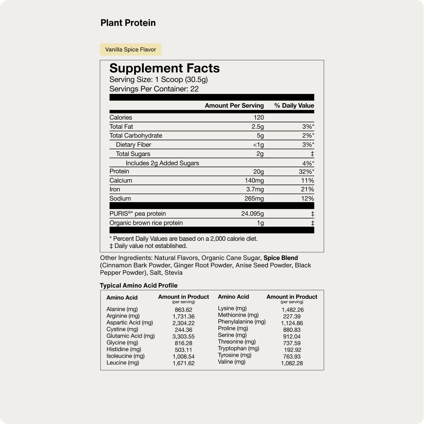 100% Plant Protein Powder - Concordia Style Boutique