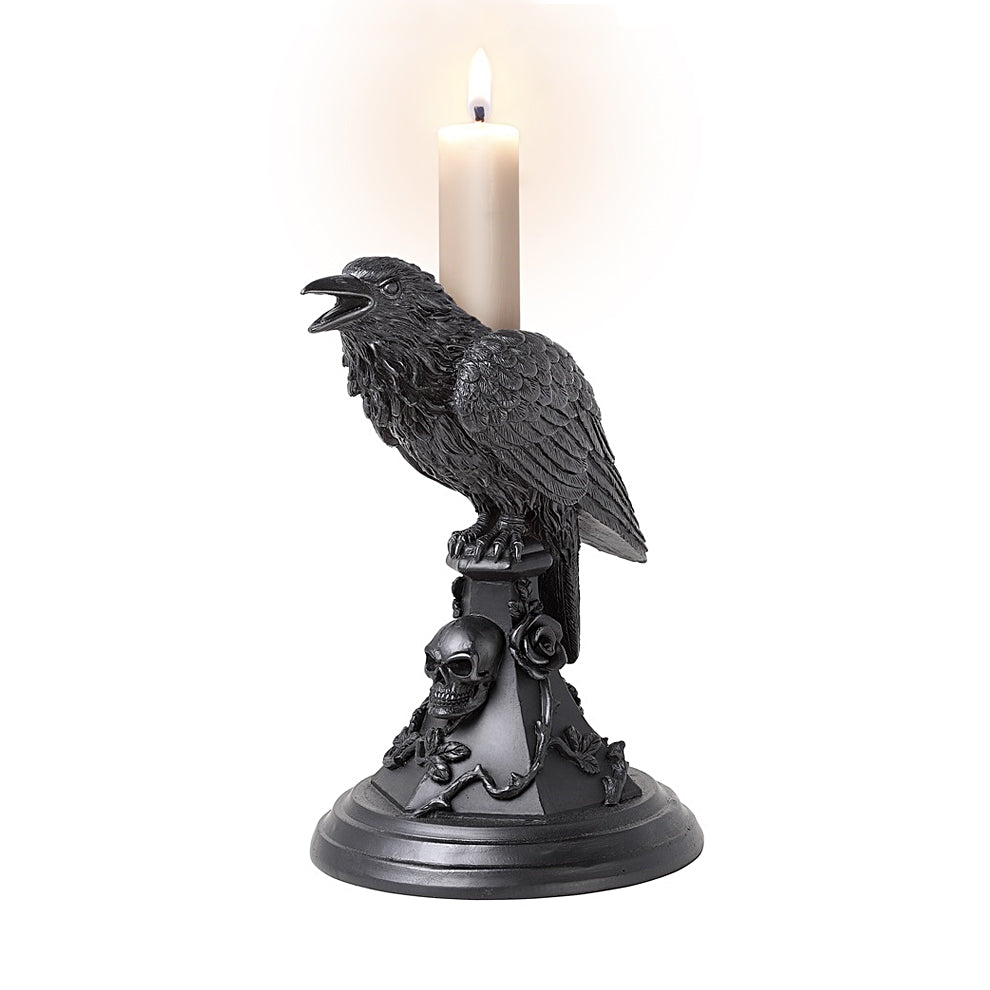 Poe's Raven Candle Stick Holder - Concordia Style Boutique