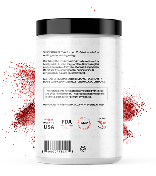 F'ing Nootropic Pre-Workout Supplement - Unleash Your Focus and Power - Concordia Style Boutique