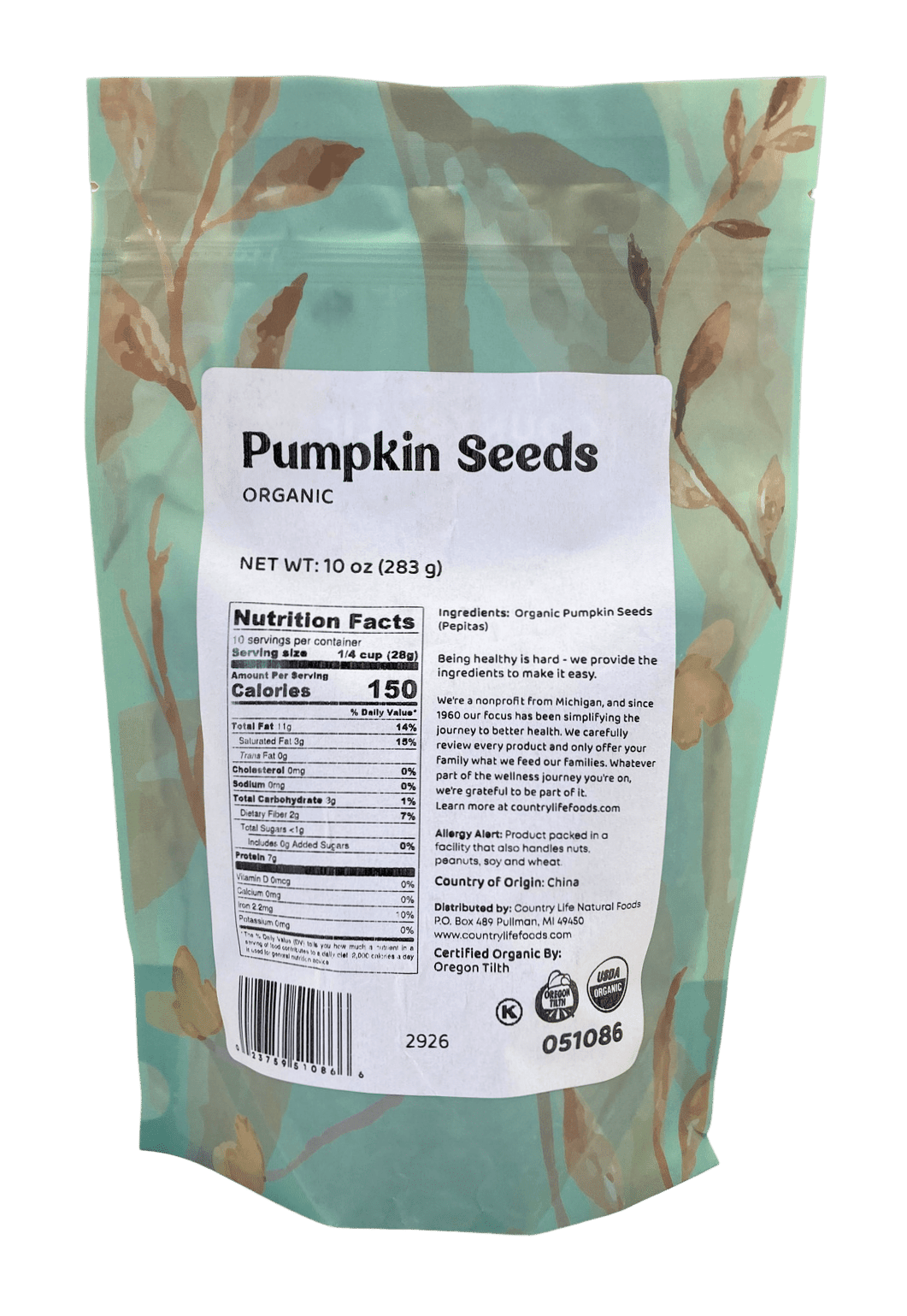 Pepitas (Pumpkin Seeds), Organic - Concordia Style Boutique