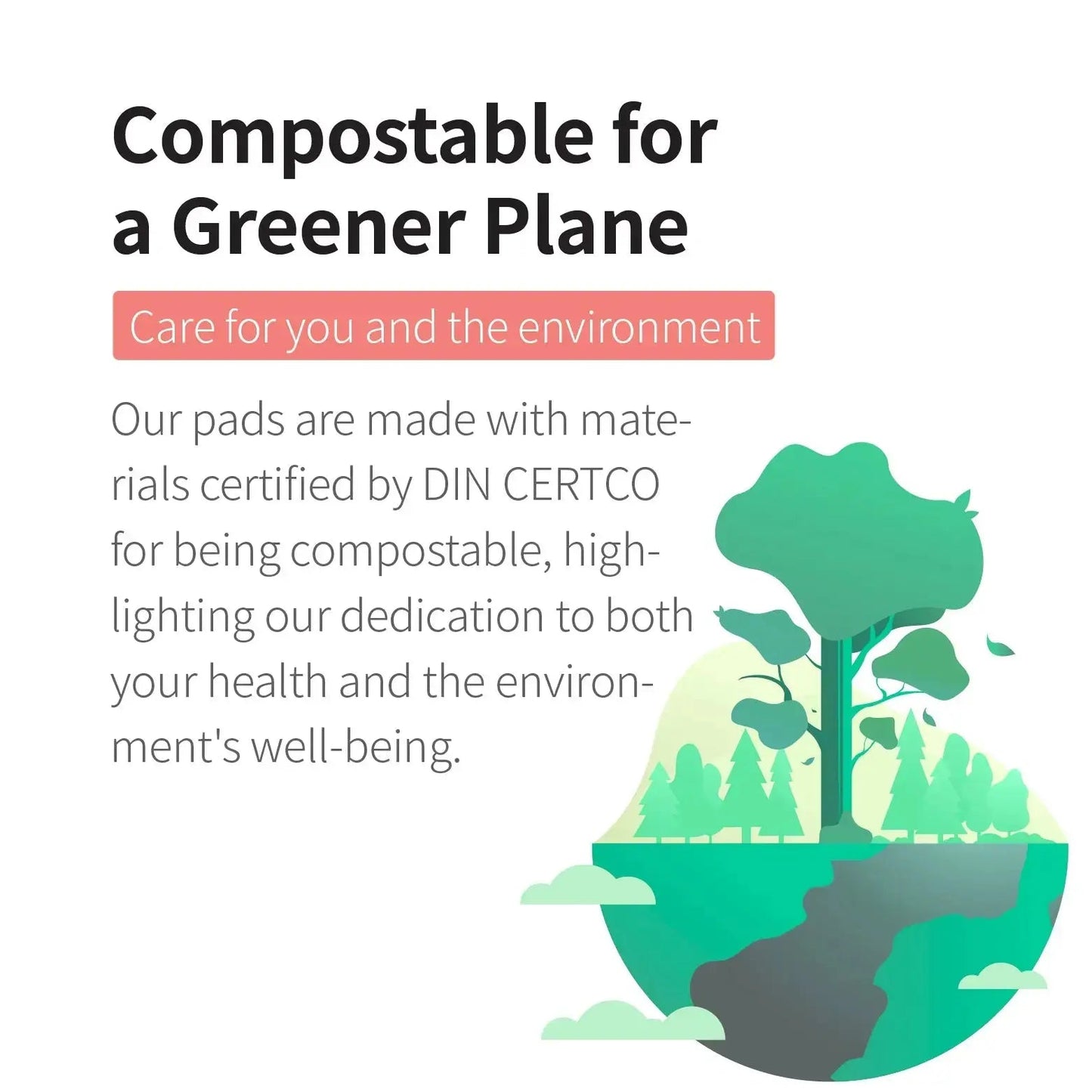 Organic Cotton Cover Pads - Day Use
