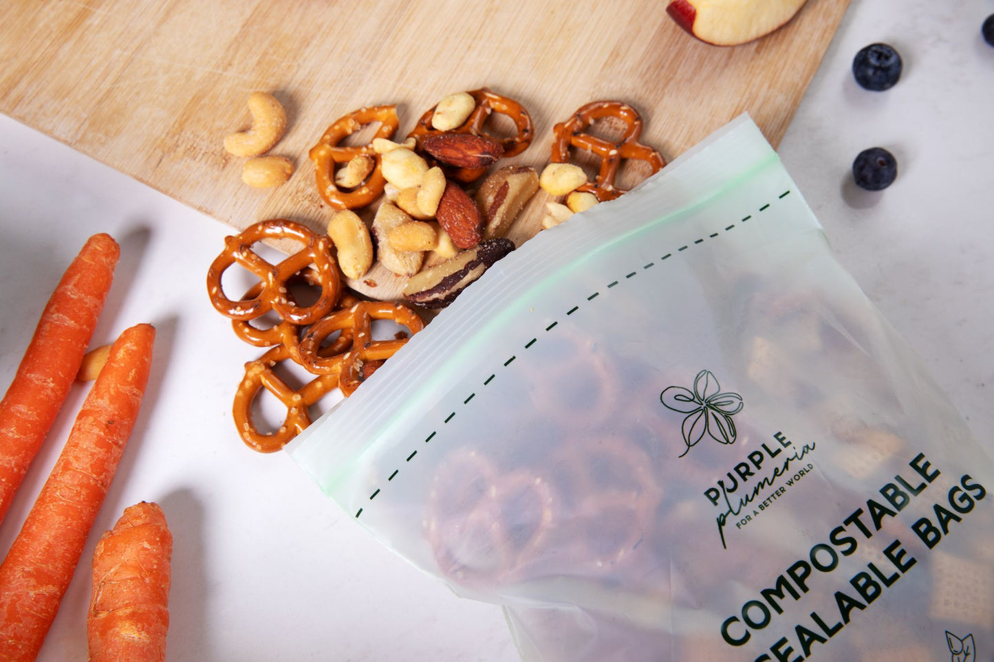 The Complete Eco Friendly Kitchen Bundle – Compostable Zip Bags, Cling wrap, Sponges & Trash Bags
