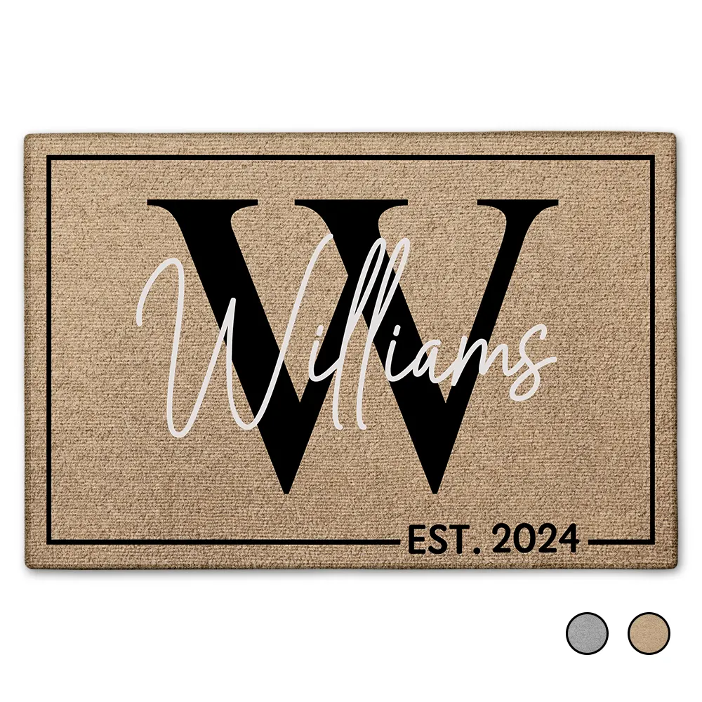 Personalized Doormat - "Monogram Family Name" - Personalized Gift - Premium Doormat from Concordia Style Boutique - Just $30.88! Shop now at Concordia Style Boutique