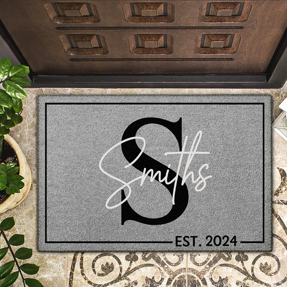 Personalized Doormat - "Monogram Family Name" - Personalized Gift - Premium Doormat from Concordia Style Boutique - Just $30.88! Shop now at Concordia Style Boutique