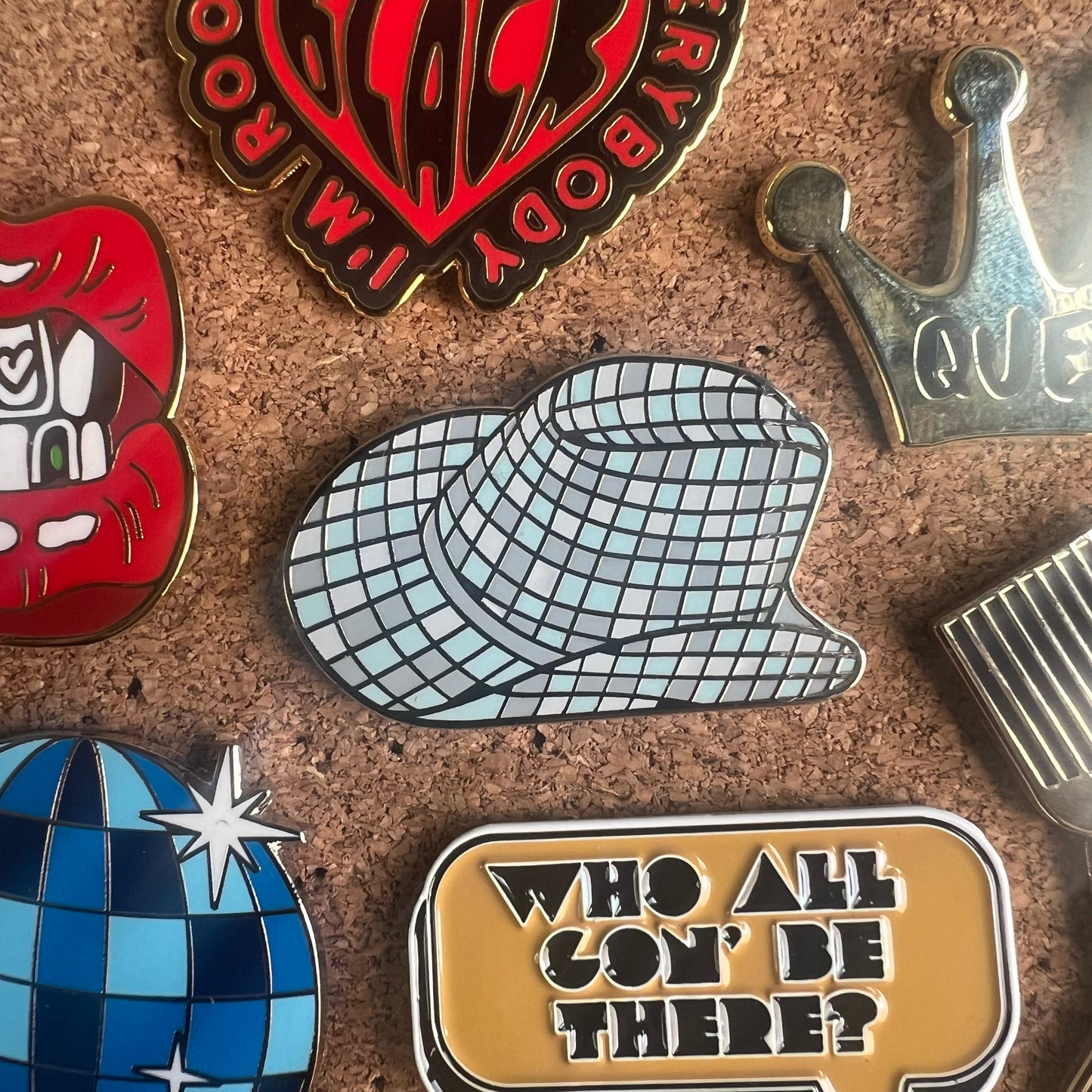 Disco Cowgirl Pin (Blank Card)