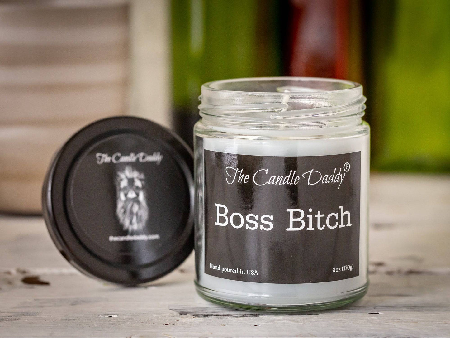 Boss Bitch - Apple Maple Bourbon Scent - Maximum Scented 6 Ounce Jar Candle
