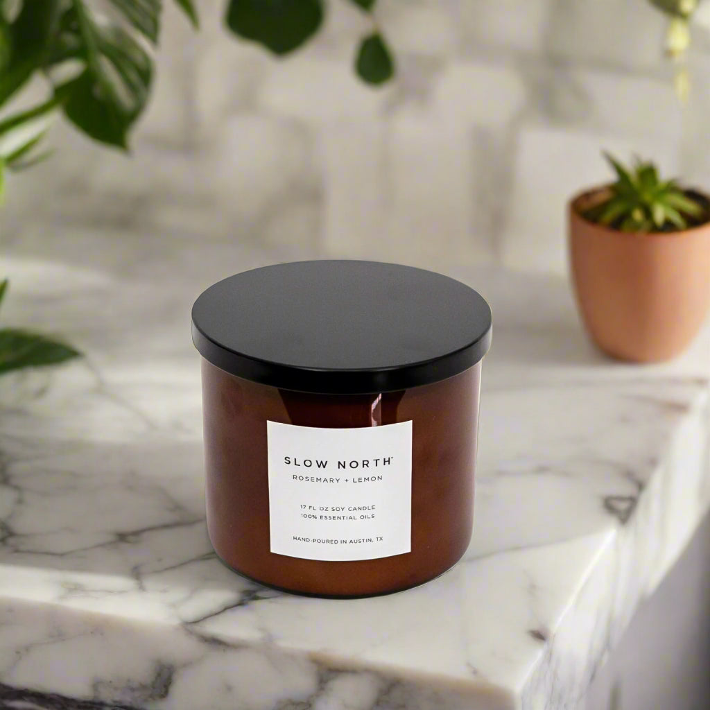 Rosemary + Lemon - Signature 3-Wick Candle - Concordia Style Boutique