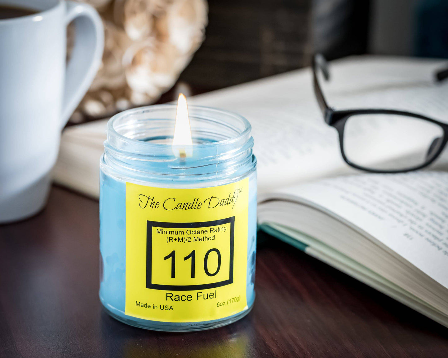 Race Fuel -Race Track Scented Jar Candle- The Candle Daddy