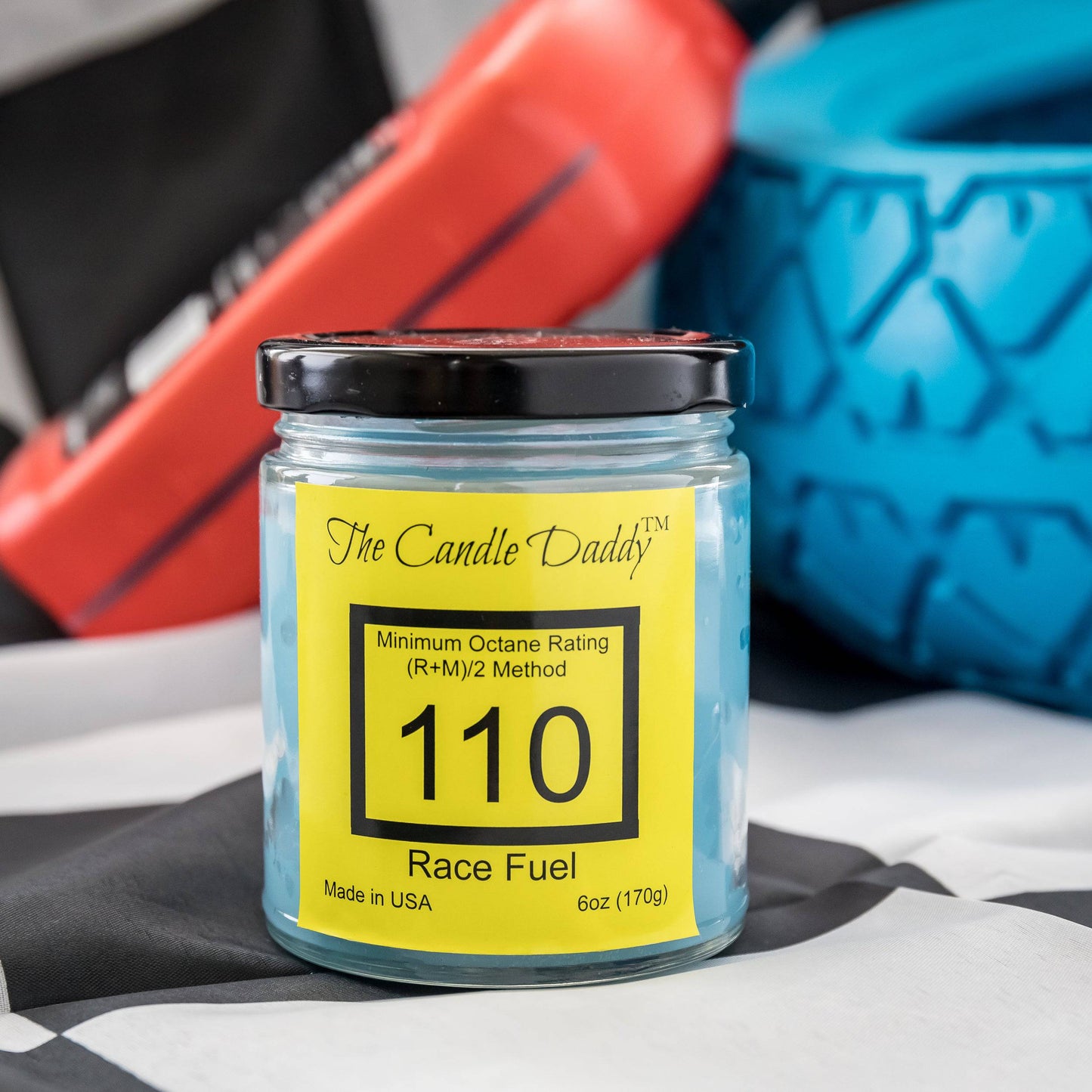 Race Fuel -Race Track Scented Jar Candle- The Candle Daddy