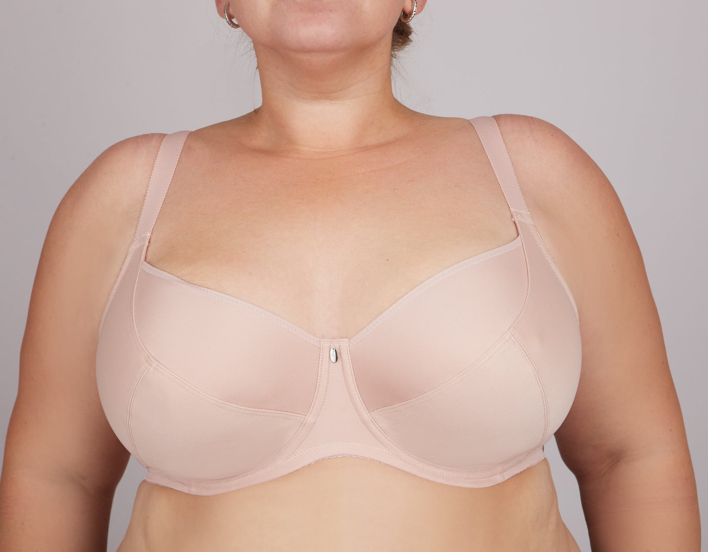 Bra Milavitsa 105910 - Underwired, Triple-Cup, Fixed Straps - Concordia Style Boutique