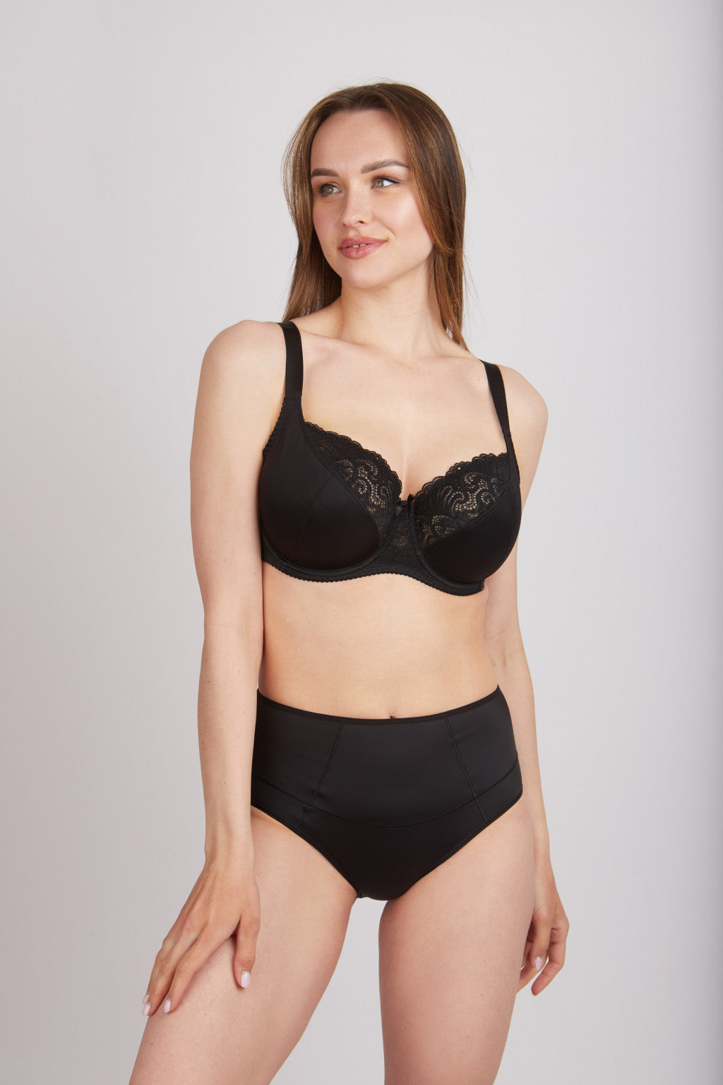Bra Milavitsa 102830 - Underwired, Triple Segment, Cotton-Lined - Concordia Style Boutique