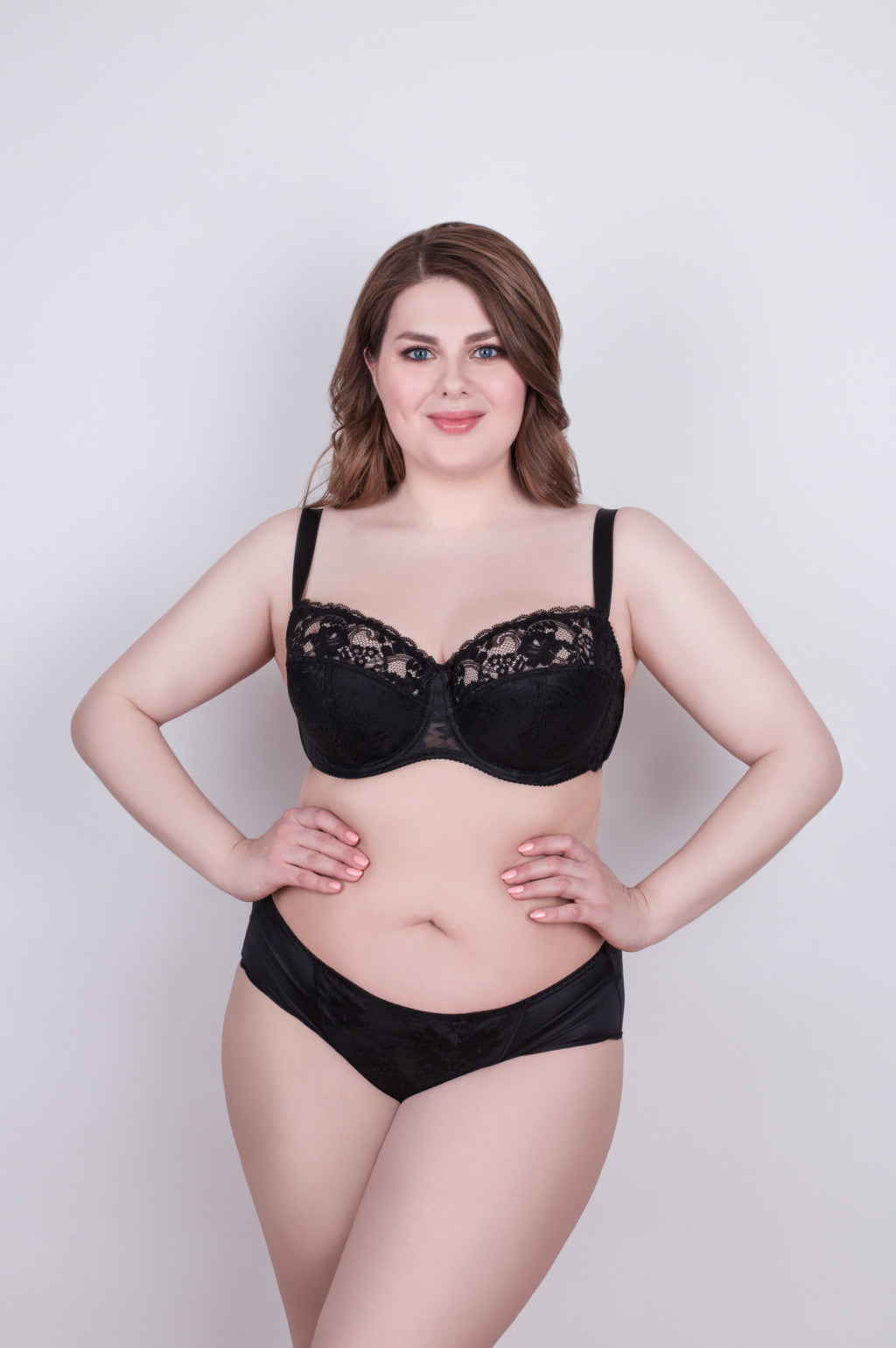 Bra Milavitsa 116180 - Lace Balconette with Cotton Cups - Concordia Style Boutique