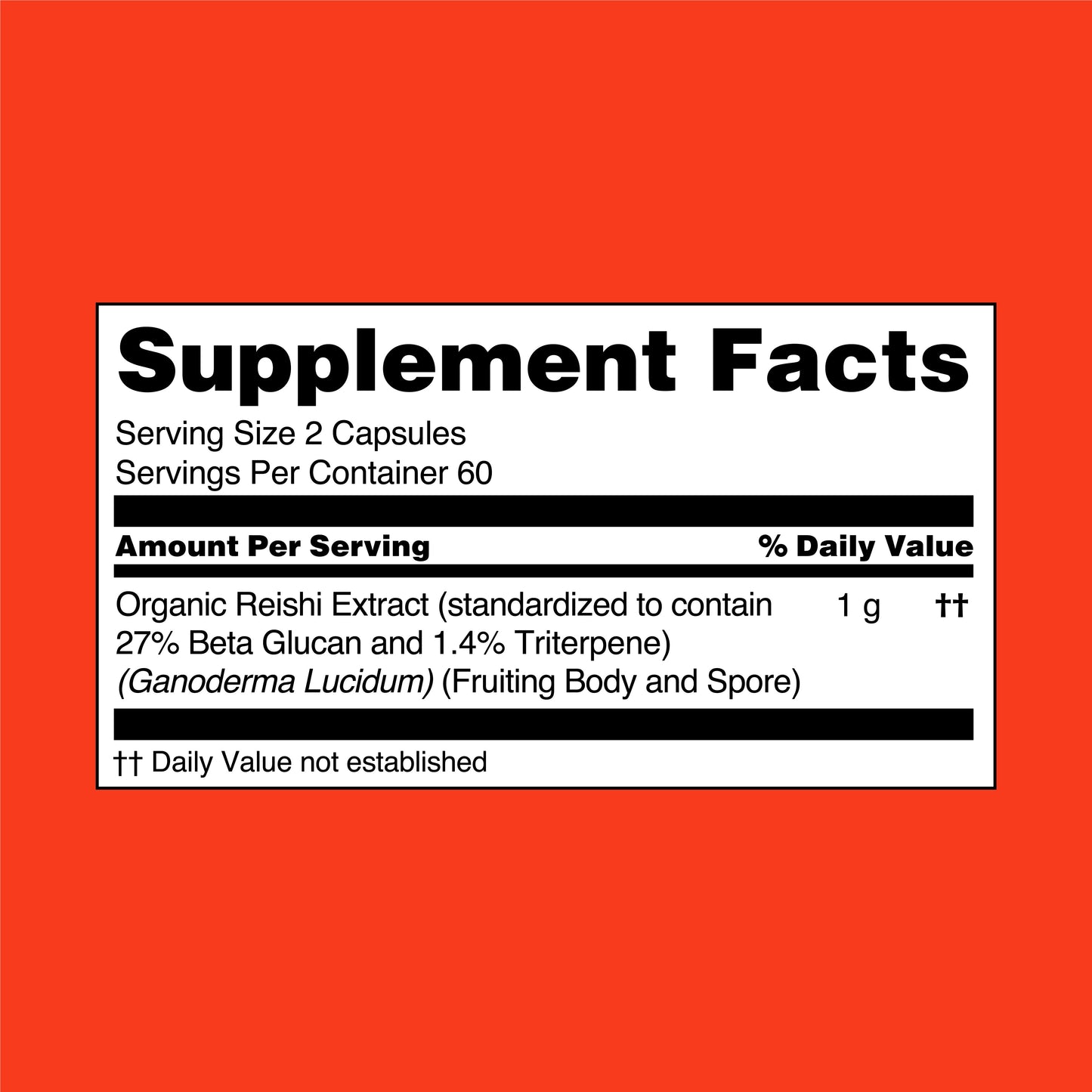 Reishi Mushroom Extract Capsules - Concordia Style Boutique