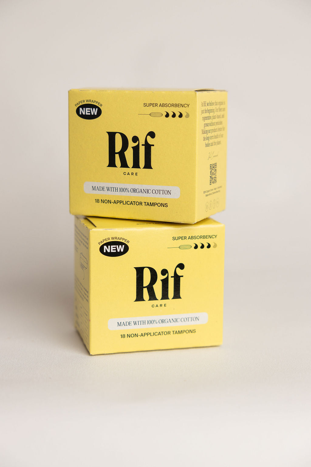 Organic Cotton Non-Applicator Tampons Super Absorbency - Concordia Style Boutique