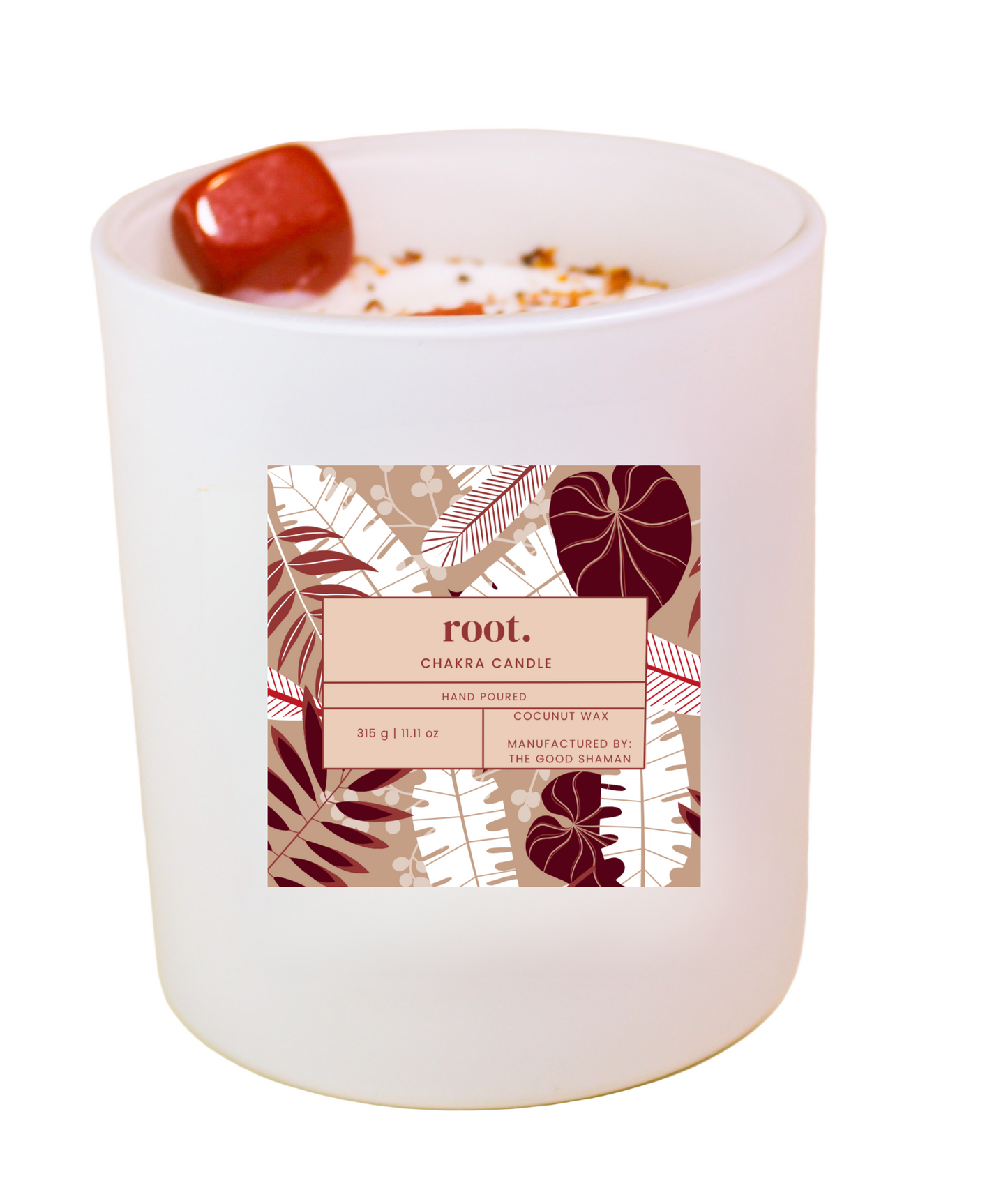 Root Chakra Luxe Natural Coconut Wax Scented Candle