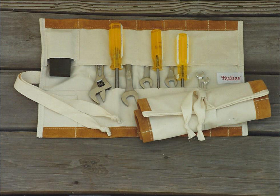 Canvas Tool Roll 16 Opposing Pocket