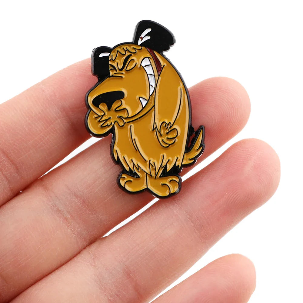 Cute Dog Enamel Pins Cartoon Brooch Lapel Badges Jewelry Gifts