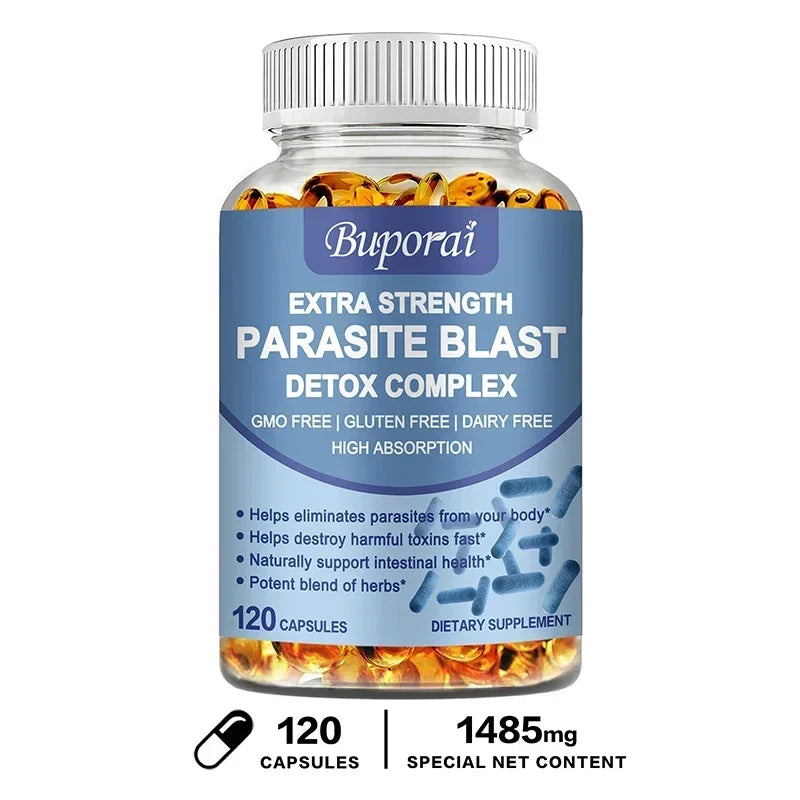 Parasite Blast Detox Complex - Promotes Intestinal Health, Digestive Health and Improves Immune System, Metabolism