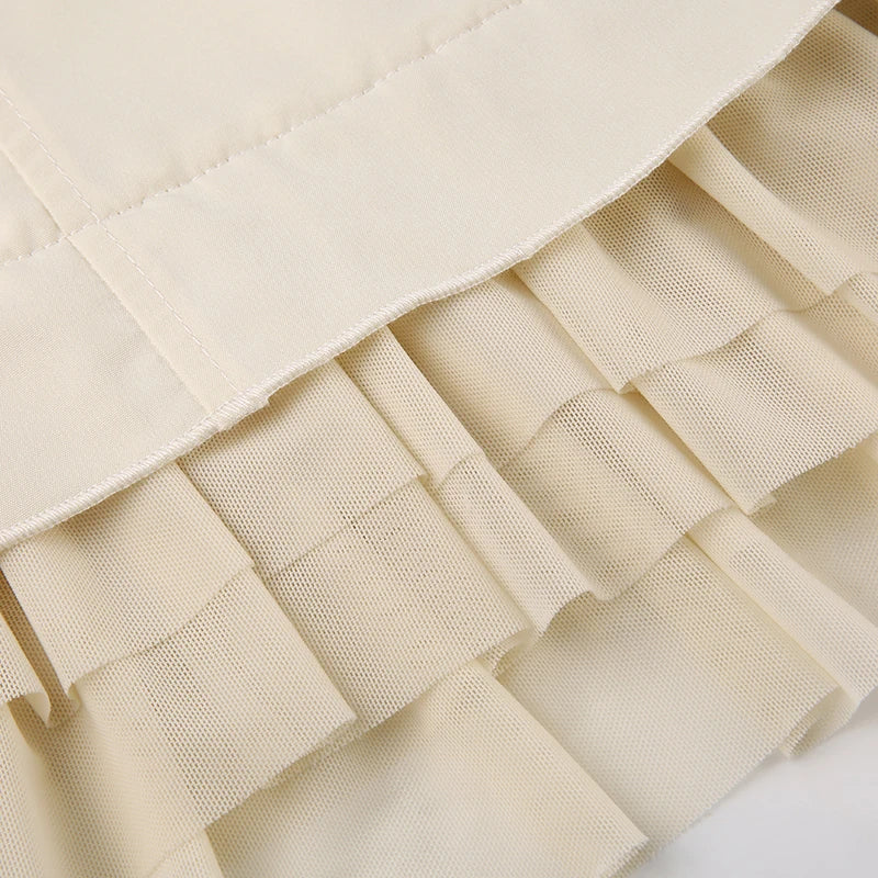 Cream Ruffle Shorts - Concordia Style Boutique