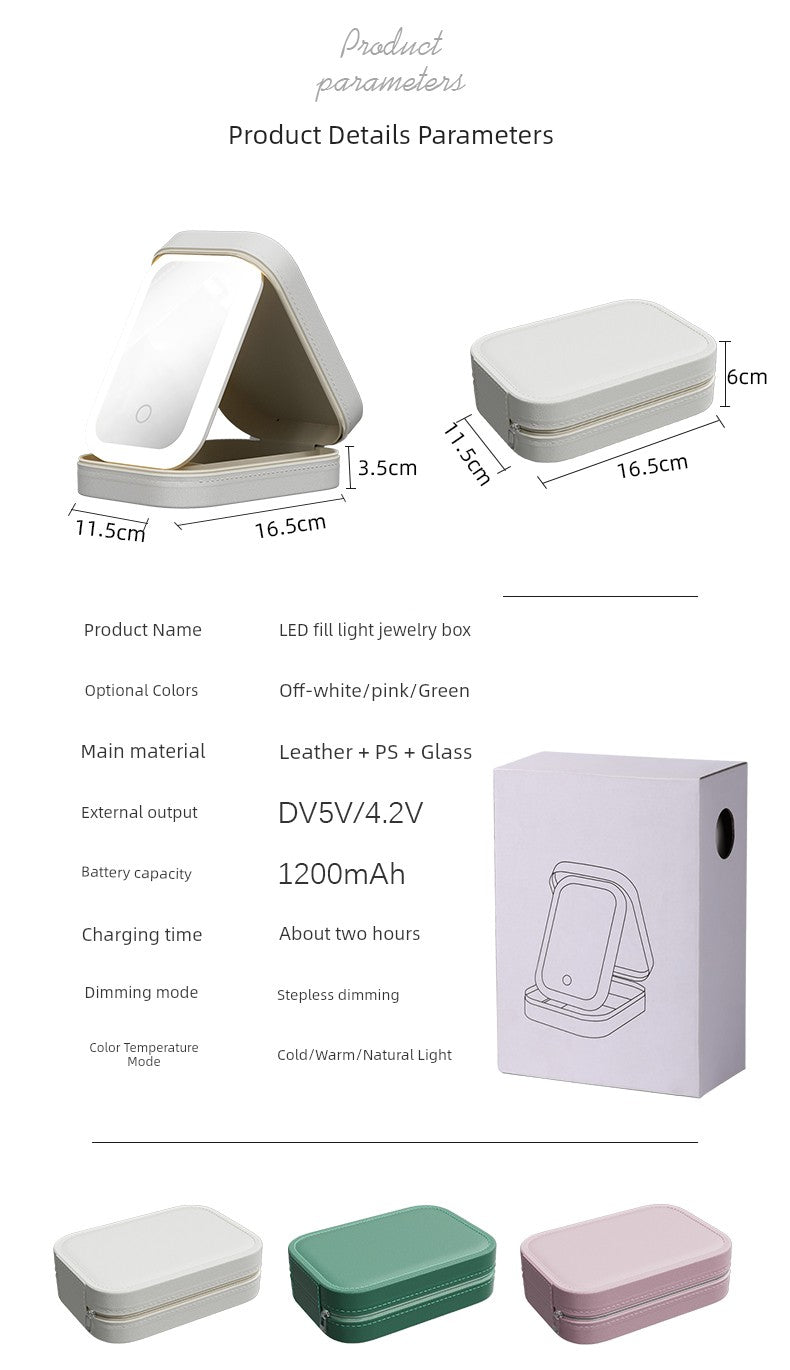 Led Travel Smart Mirror and Case - Concordia Style Boutique