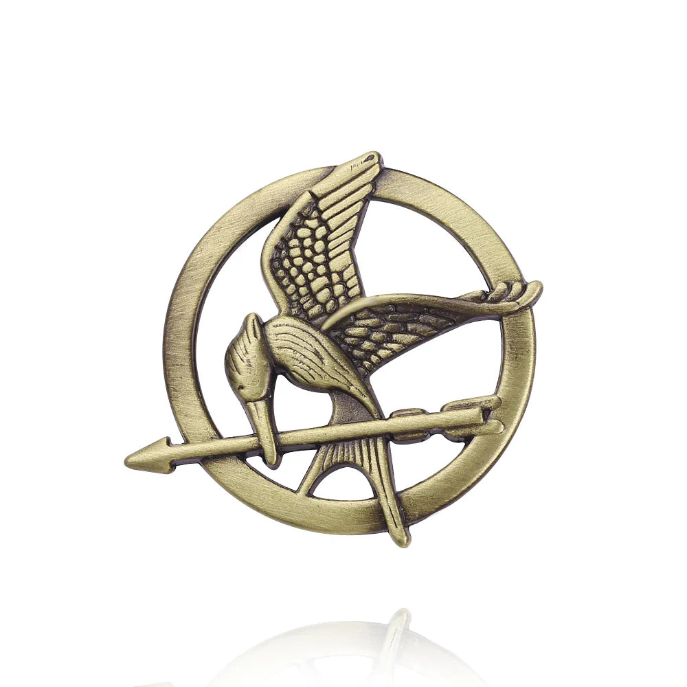 Hunger Games Mockingjay Brooch Pin Vintage Punk Style