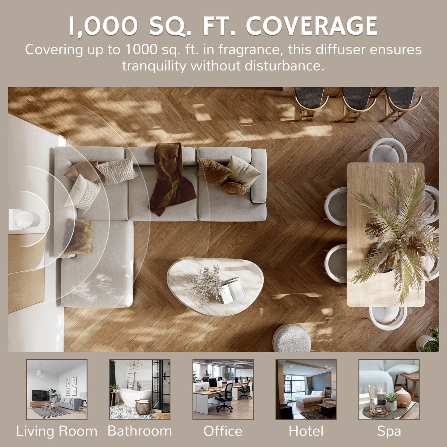 SAM130S Smart Scent Diffuser - Concordia Style Boutique