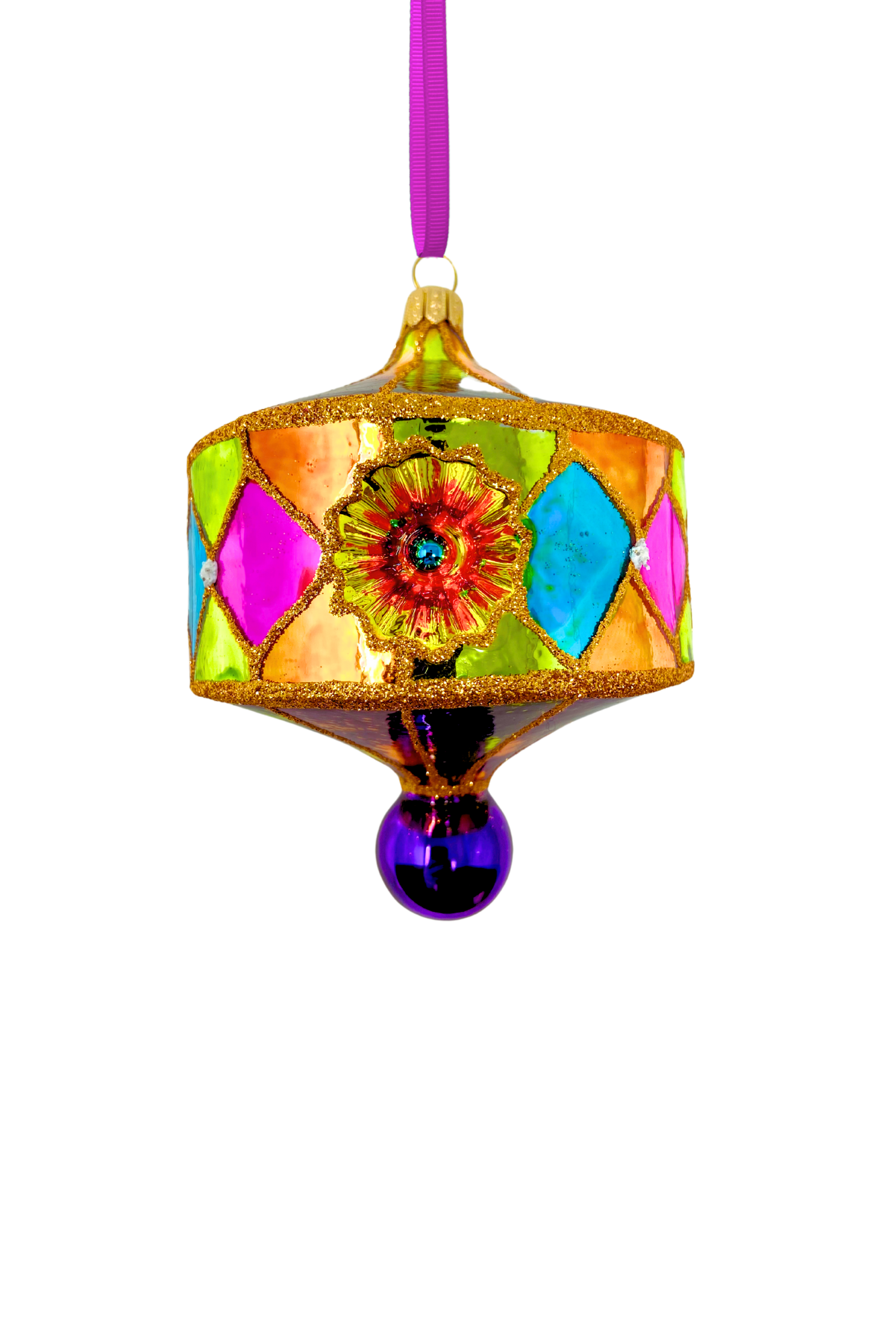 Santiago Reflector Polish Glass Ornament