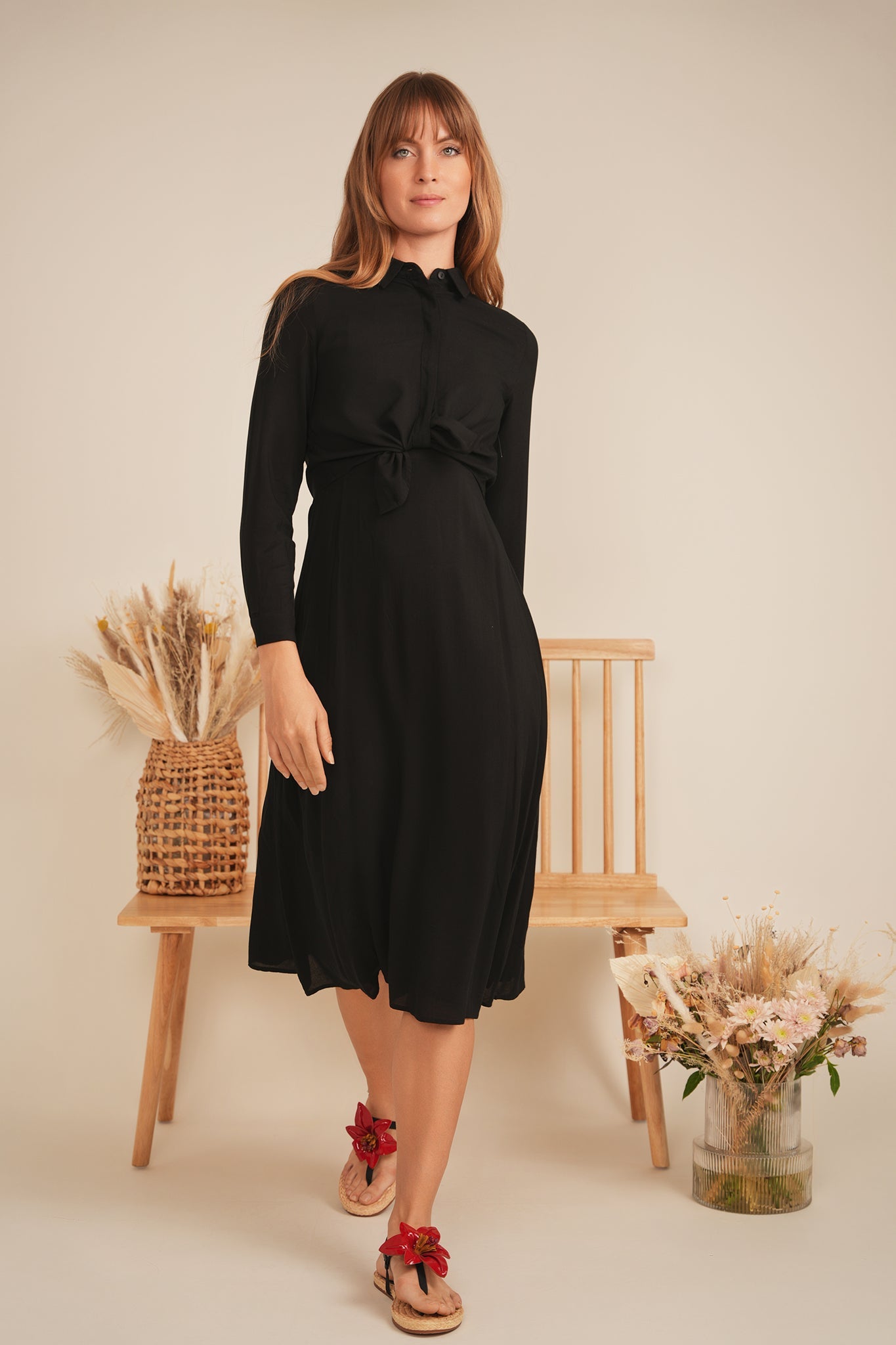 Bolero Midi Shirt Dress - Concordia Style Boutique