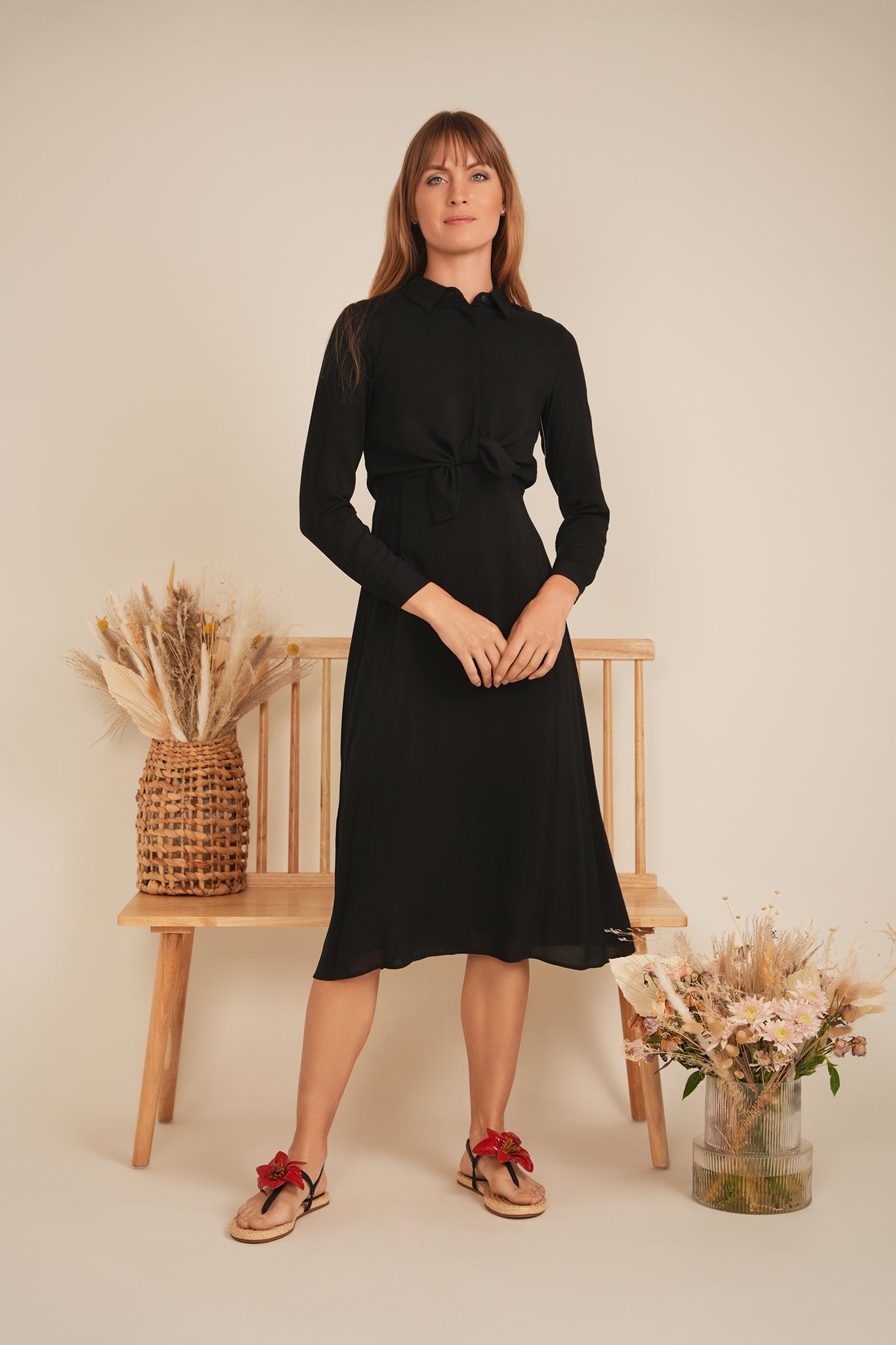 Bolero Midi Shirt Dress - Concordia Style Boutique