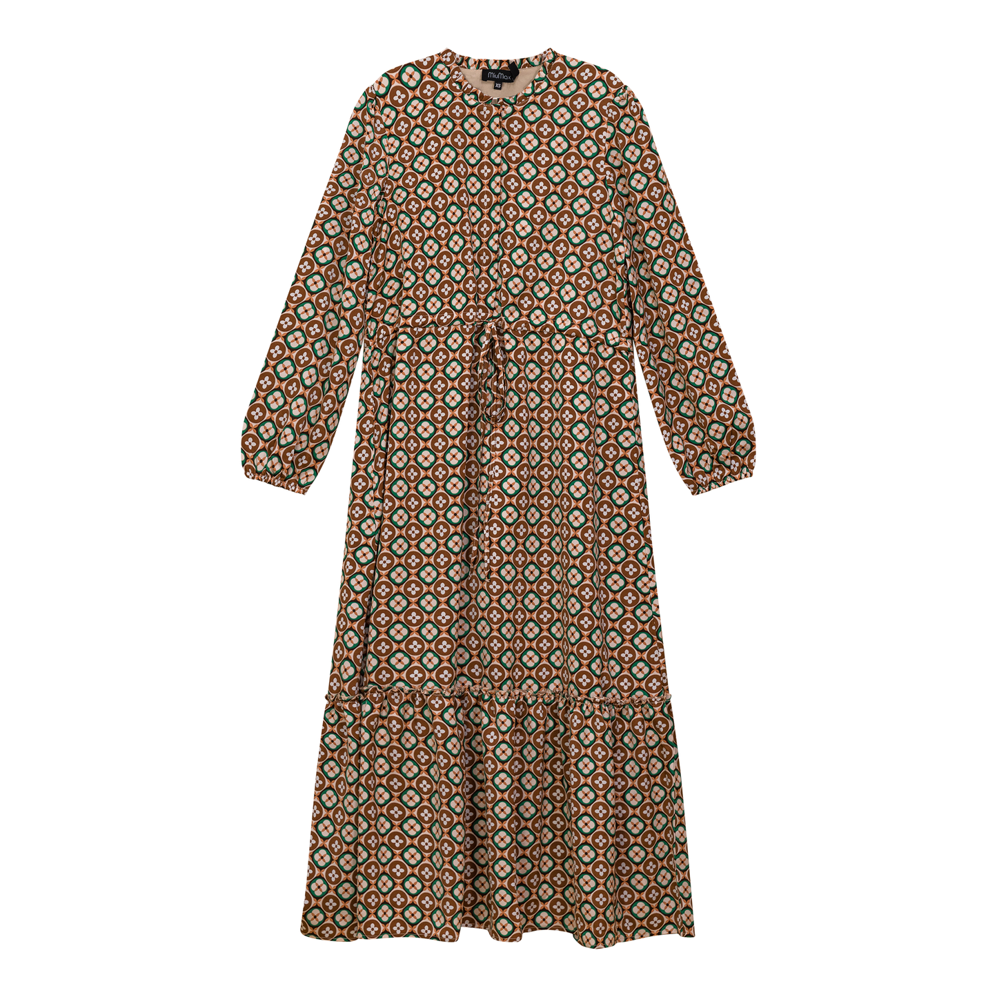 Printed Chiffon Midi Dress - Concordia Style Boutique