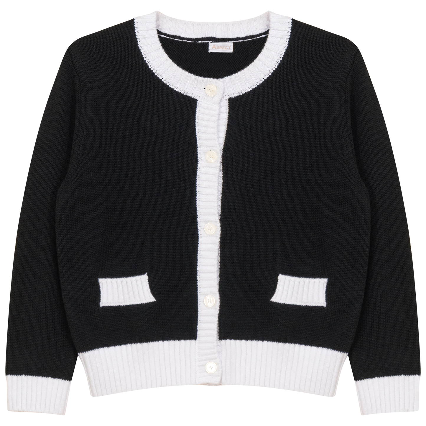 Contrast Trim Cardigan - Concordia Style Boutique