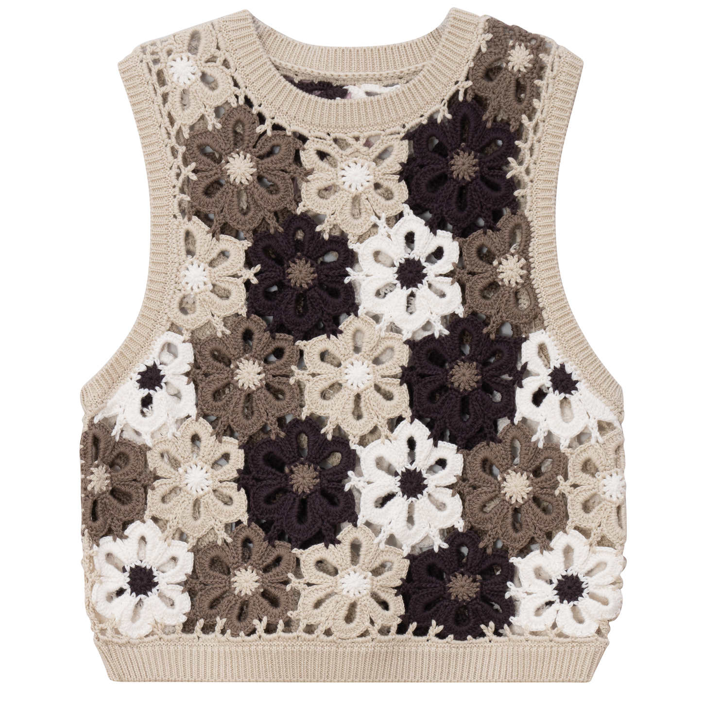 Floral Crochet Vest - Concordia Style Boutique