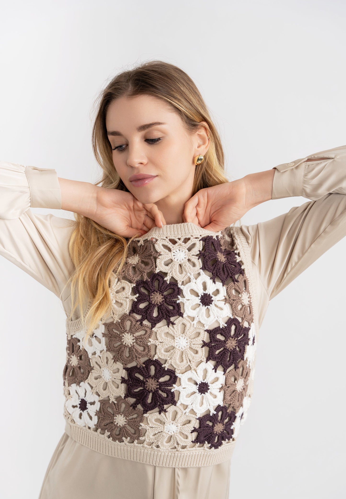 Floral Crochet Vest - Concordia Style Boutique