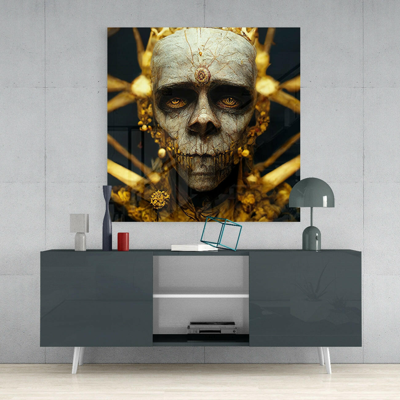 Ancient Look Glass Wall Art || Designers Collection