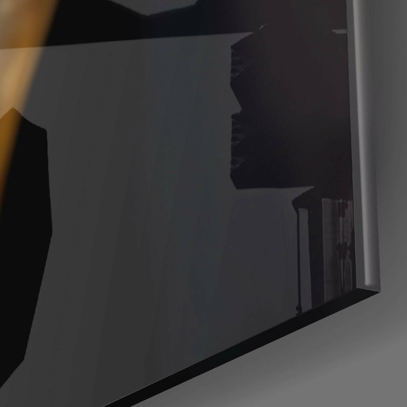 Bravery in The Eyes Glass Wall Art || Designers Collection