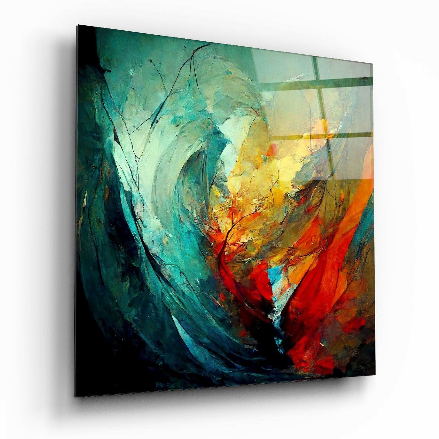 Color Jungle Glass Wall Art || Designers Collection