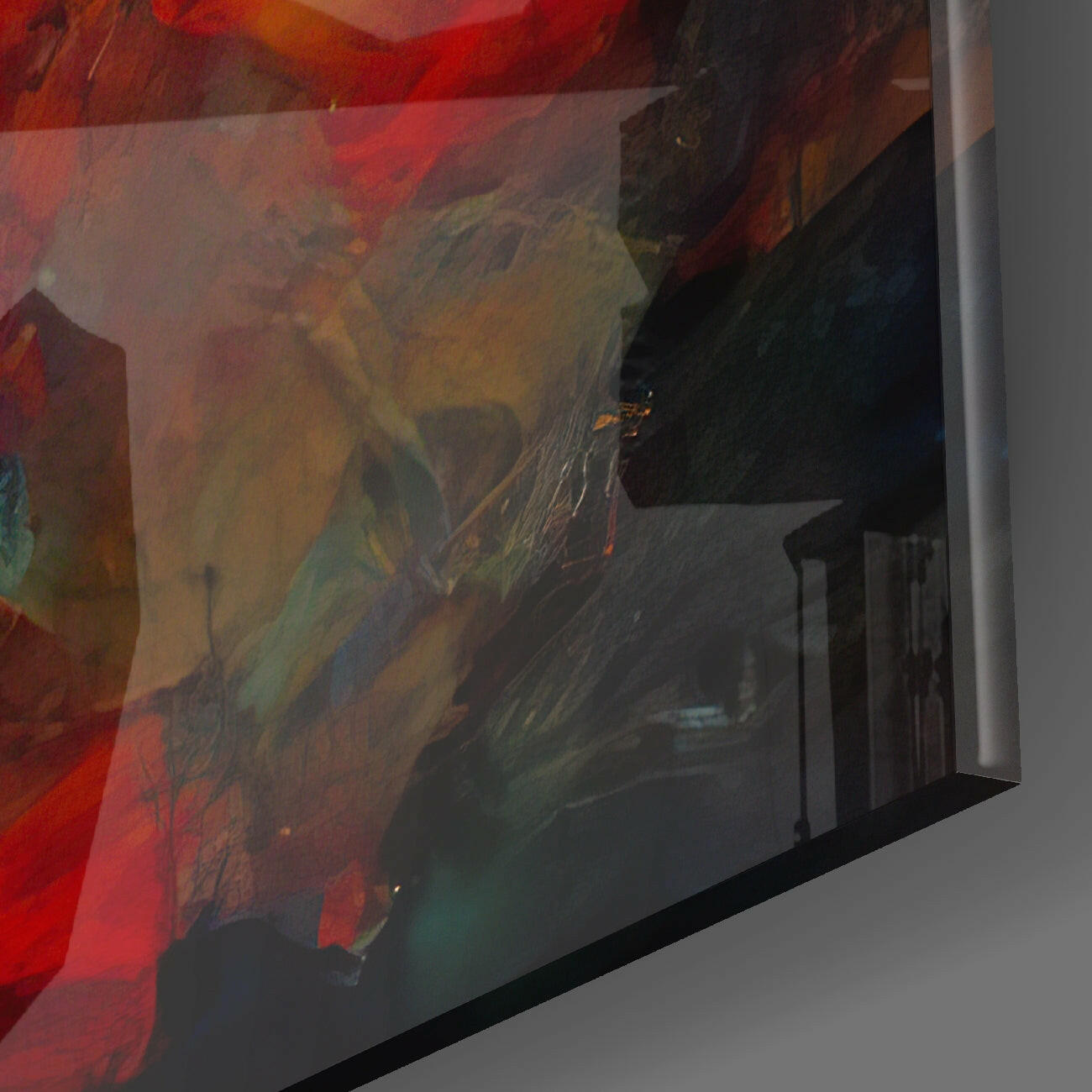Color Jungle Glass Wall Art || Designers Collection