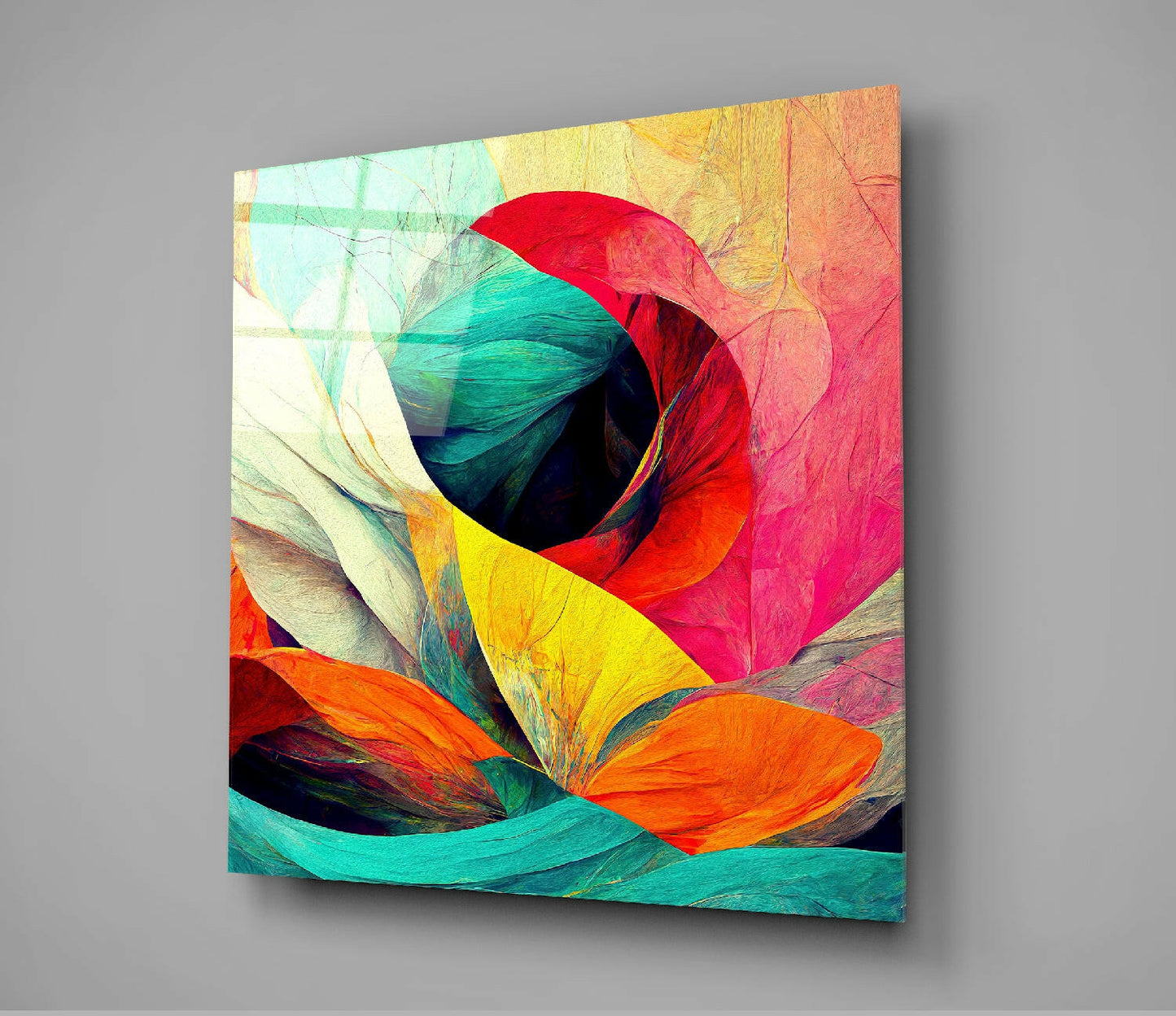 Butterfly's Wing Glass Wall Art || Designers Collection