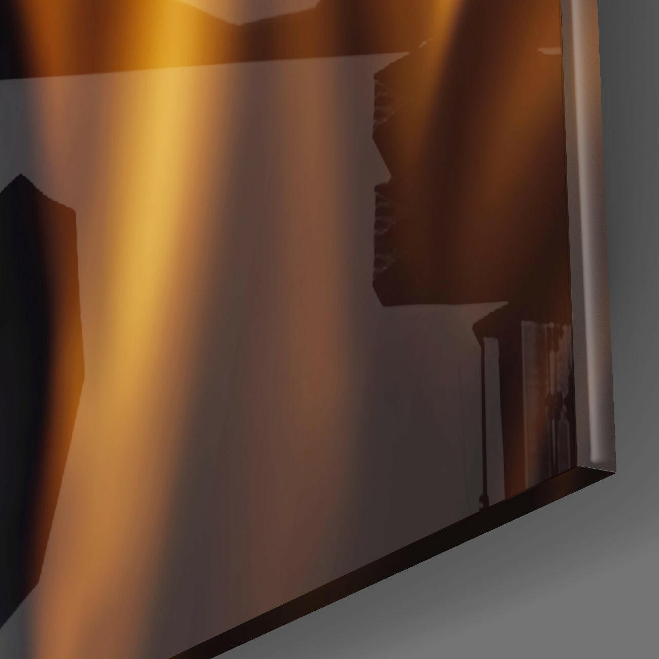 Angry Smile Glass Wall Art || Designers Collection