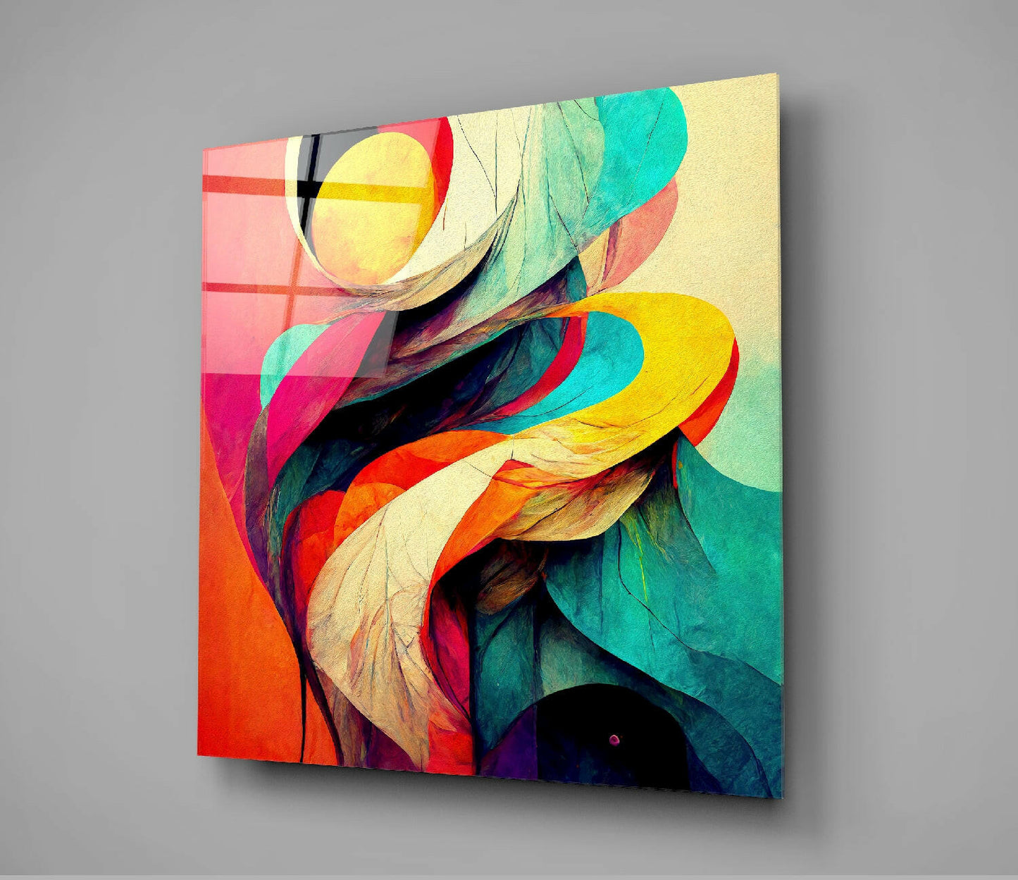 Butterfly's Wing Glass Wall Art || Designers Collection