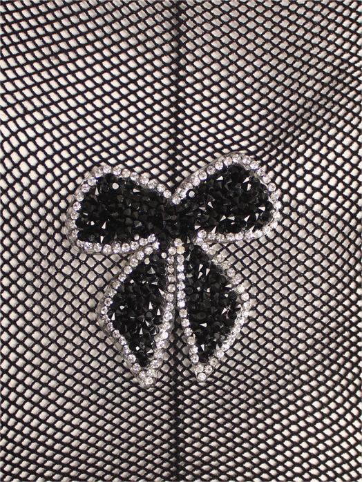 High Waist Bowknot Fishnet Pantyhose - Concordia Style Boutique