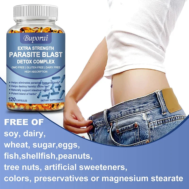 Parasite Blast Detox Complex - Promotes Intestinal Health, Digestive Health and Improves Immune System, Metabolism