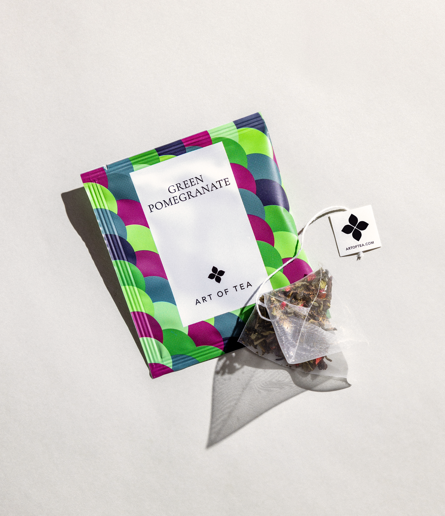 Green Pomegranate Tea Eco Teabag Sachets - Concordia Style Boutique