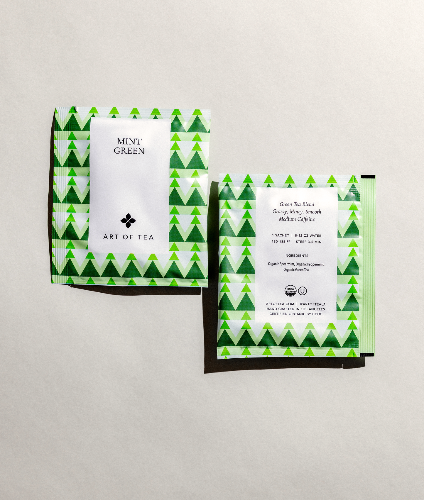 Mint Green Tea Eco Teabag Sachets - Concordia Style Boutique