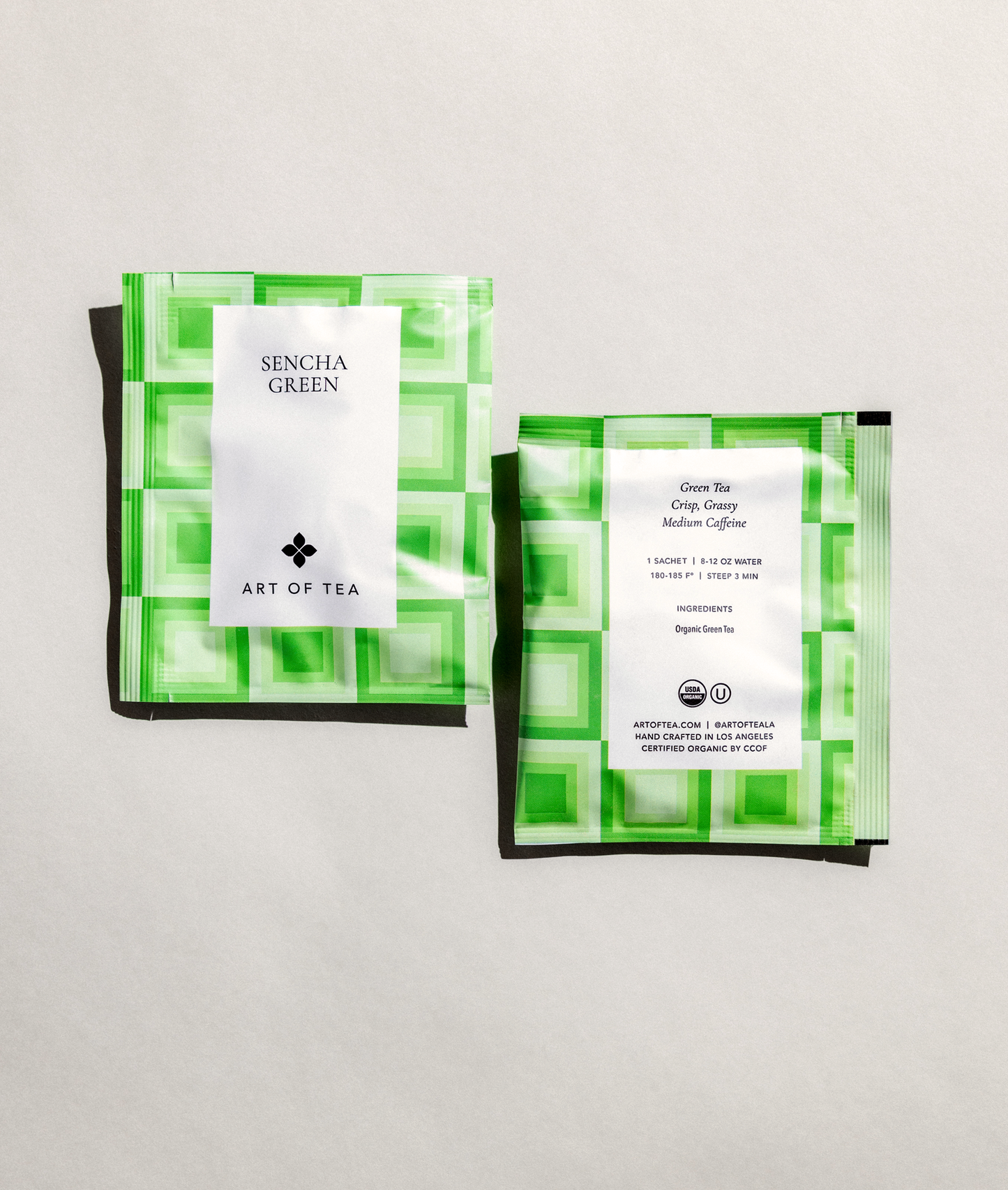 Sencha Green Tea Eco Teabag Sachets - Concordia Style Boutique