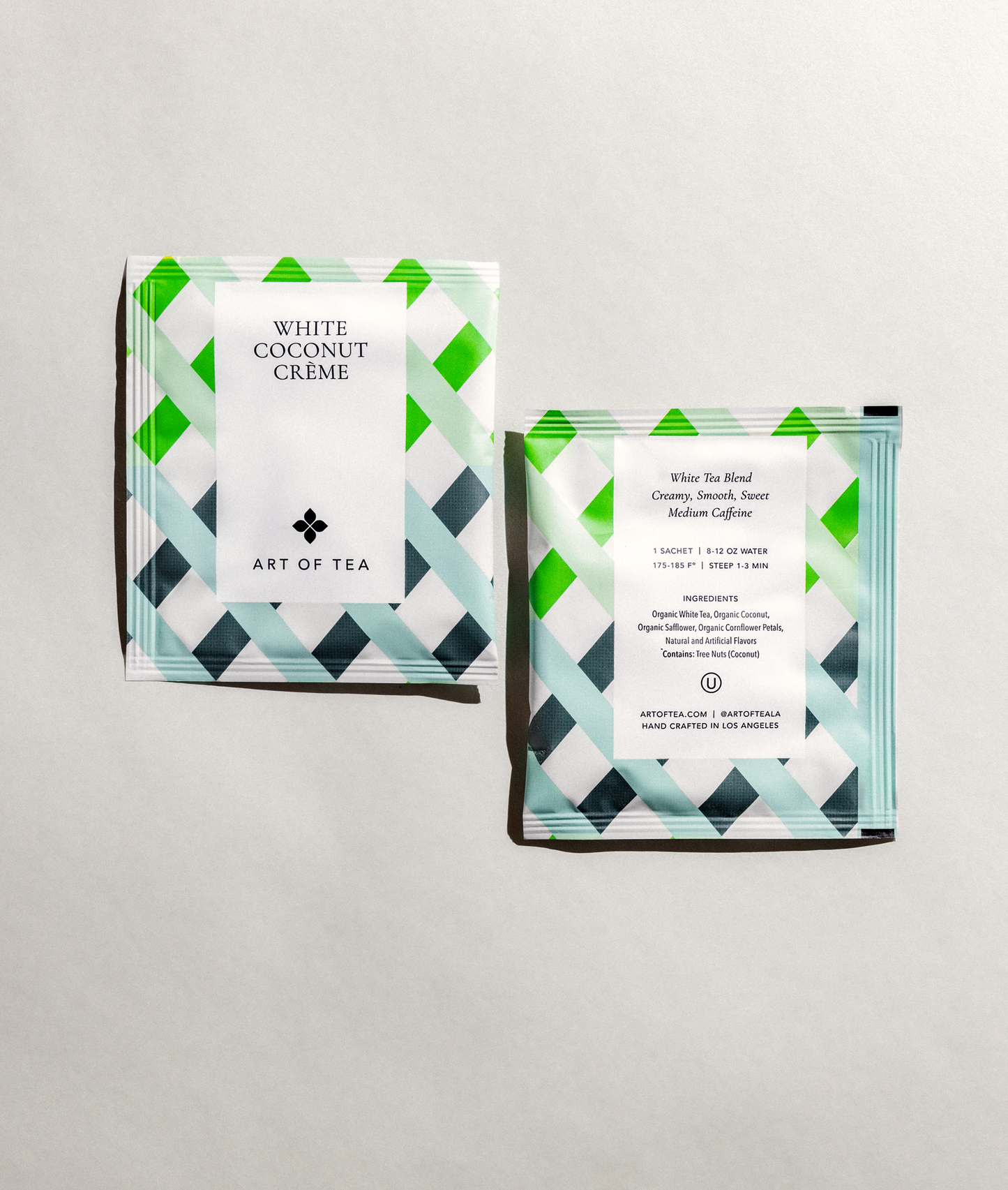 White Coconut Crème Eco Teabag Sachets - Concordia Style Boutique