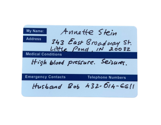 Write on ICE Card 3 Pack